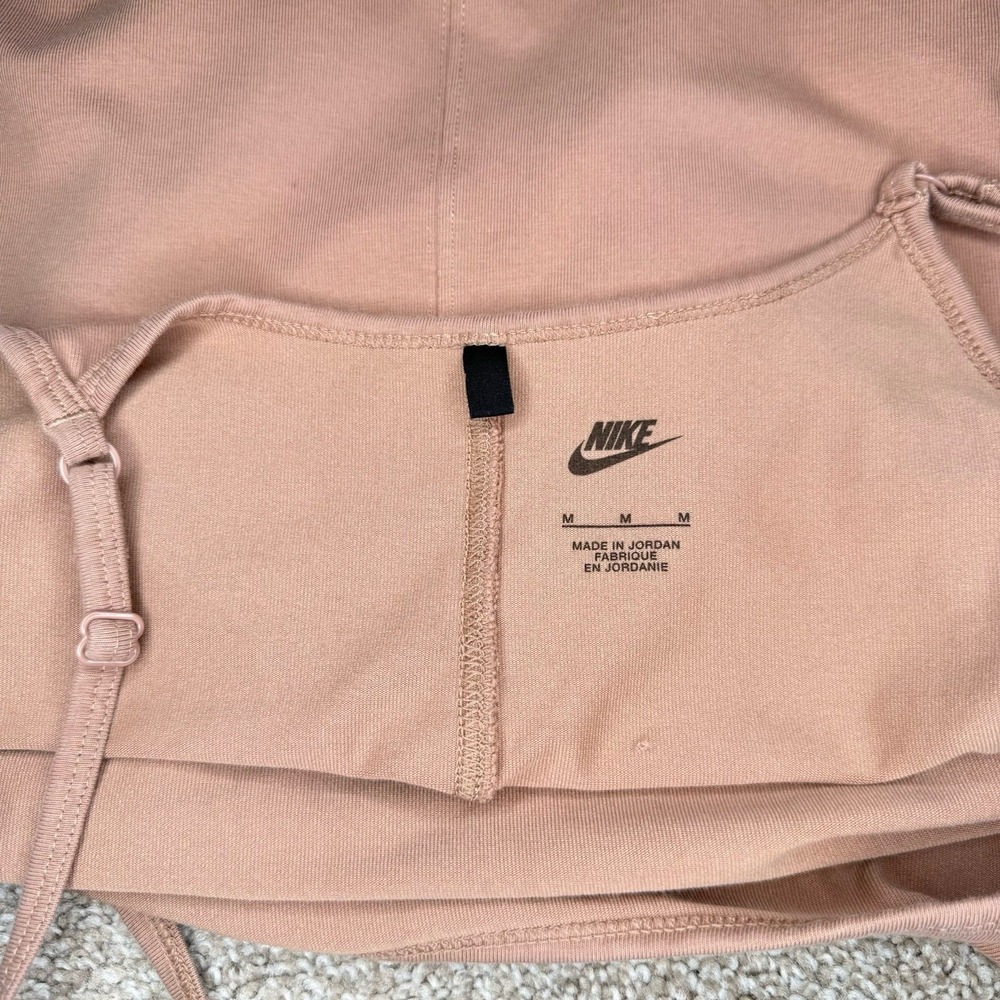 Nike Sportswear Body Suit One Piece Brown Womens Sz Medium Nude Desert Dust - Picture 11 of 15
